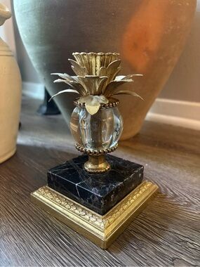 vintage Dilly Mfg. Co. Hollywood Regency candle holder